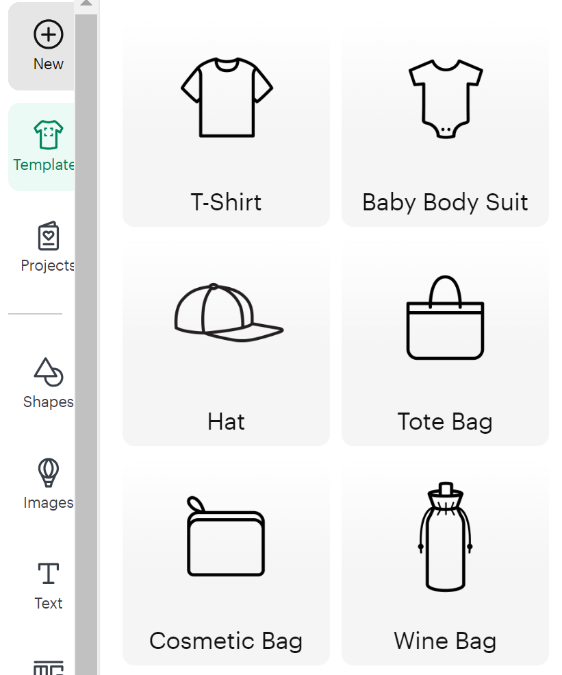 templates design space