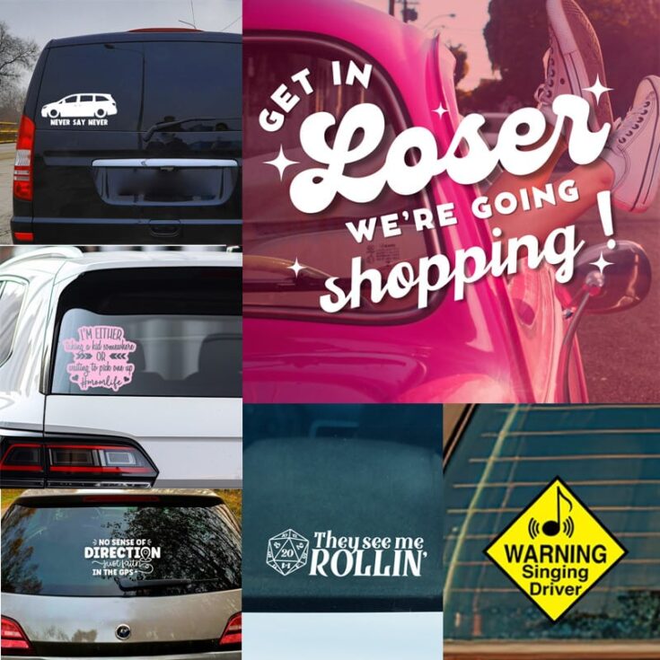 Image for Funny Car Decals SVG 