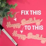 cricut pen not centered