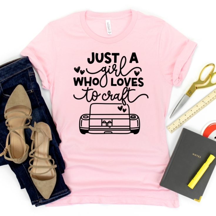 Image for Just A Girl Who Loves Crafting SVG