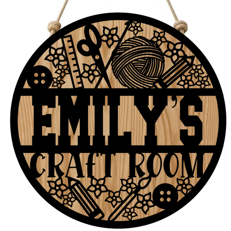 Image for Craft Room Door Sign
