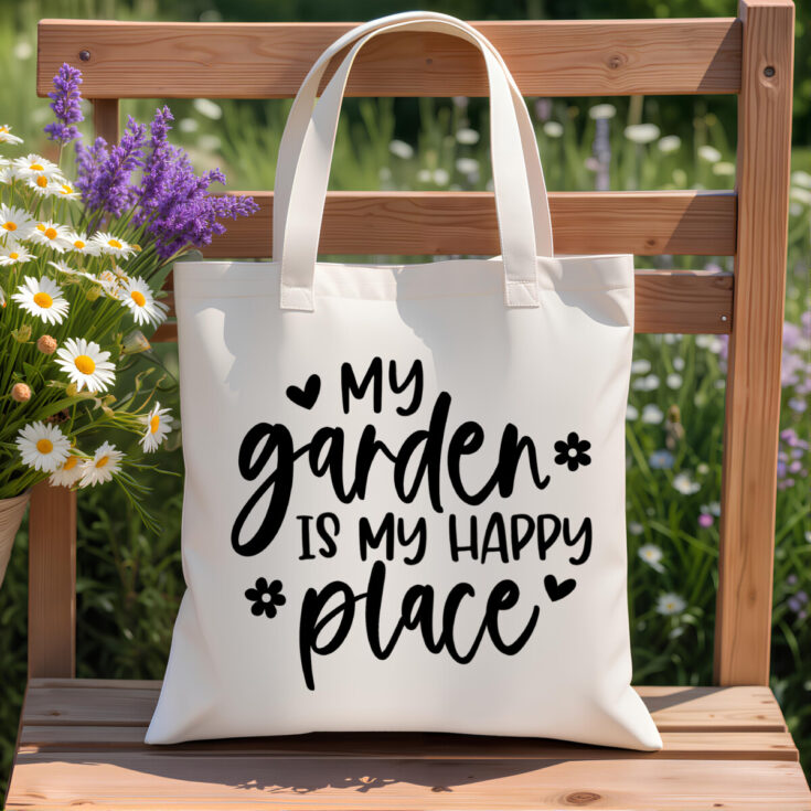 Image for My Garden is My Happy Place SVG Cut File