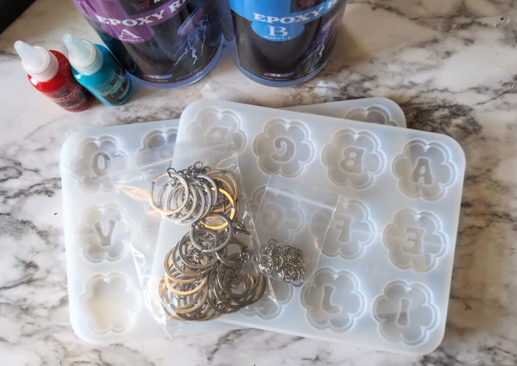 Keychain mold resin
