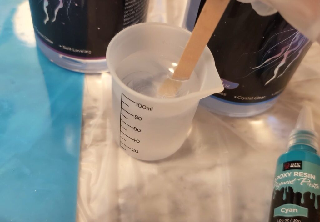 Stir 2 part resin