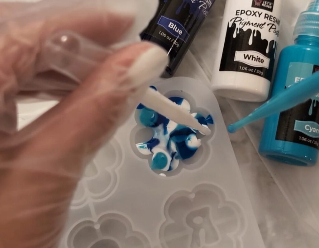 Droppers for resin pattern