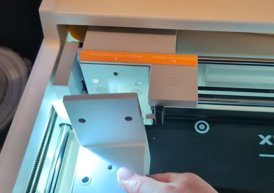 prep laser head for rotary
