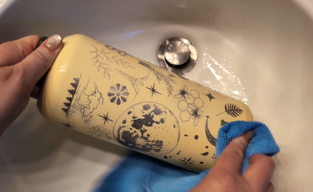 wash engraved tumbler