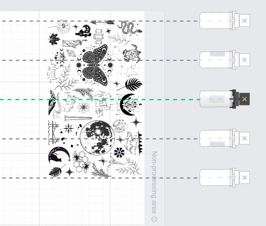position design for tumbler engrave m2
