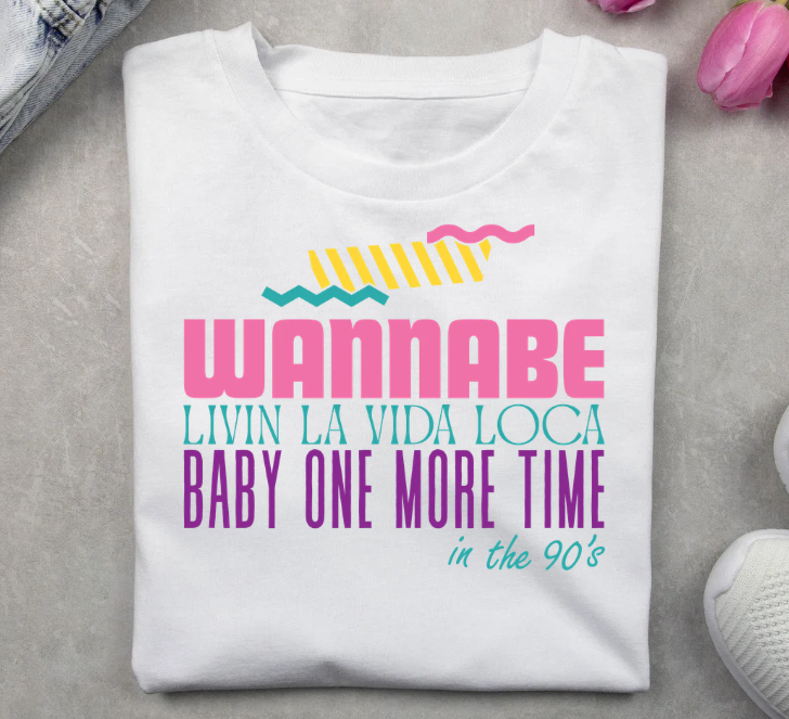90s songs svg on a shirt